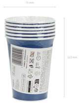 Pahvimuki sininen, 250 ml 6 kpl/pkt