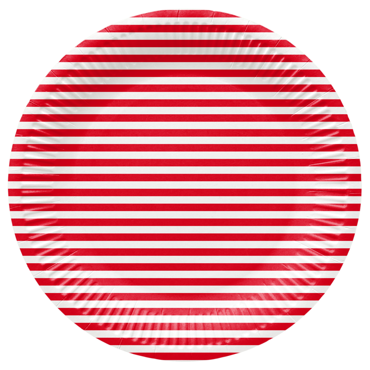 Punaraidat pahvilautanen 23 cm 8 kpl/pkt