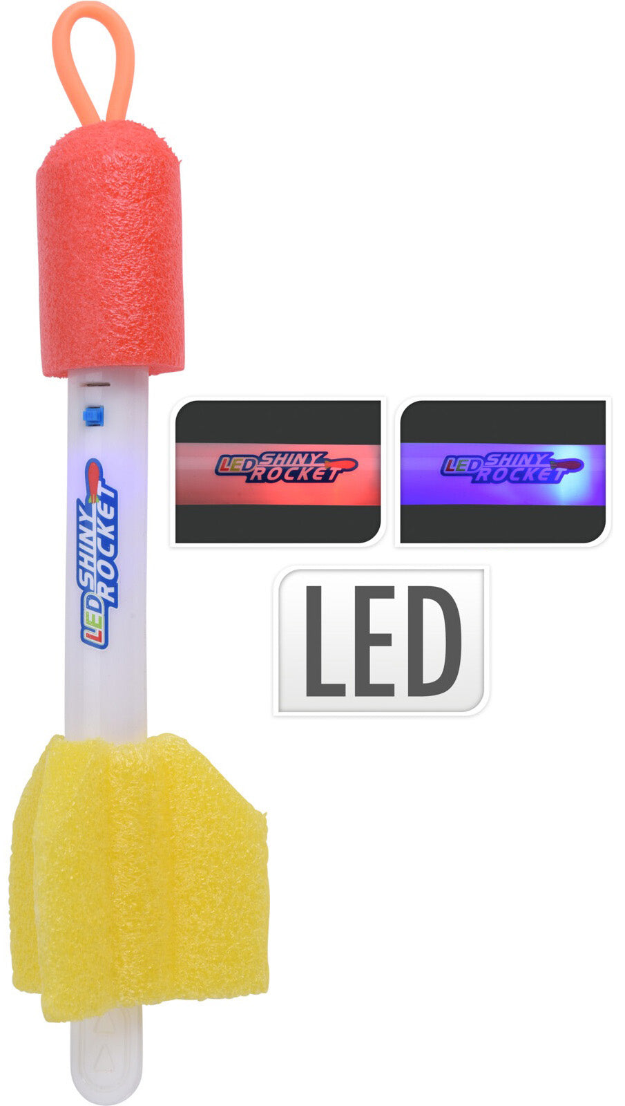 Raketti LED valolla