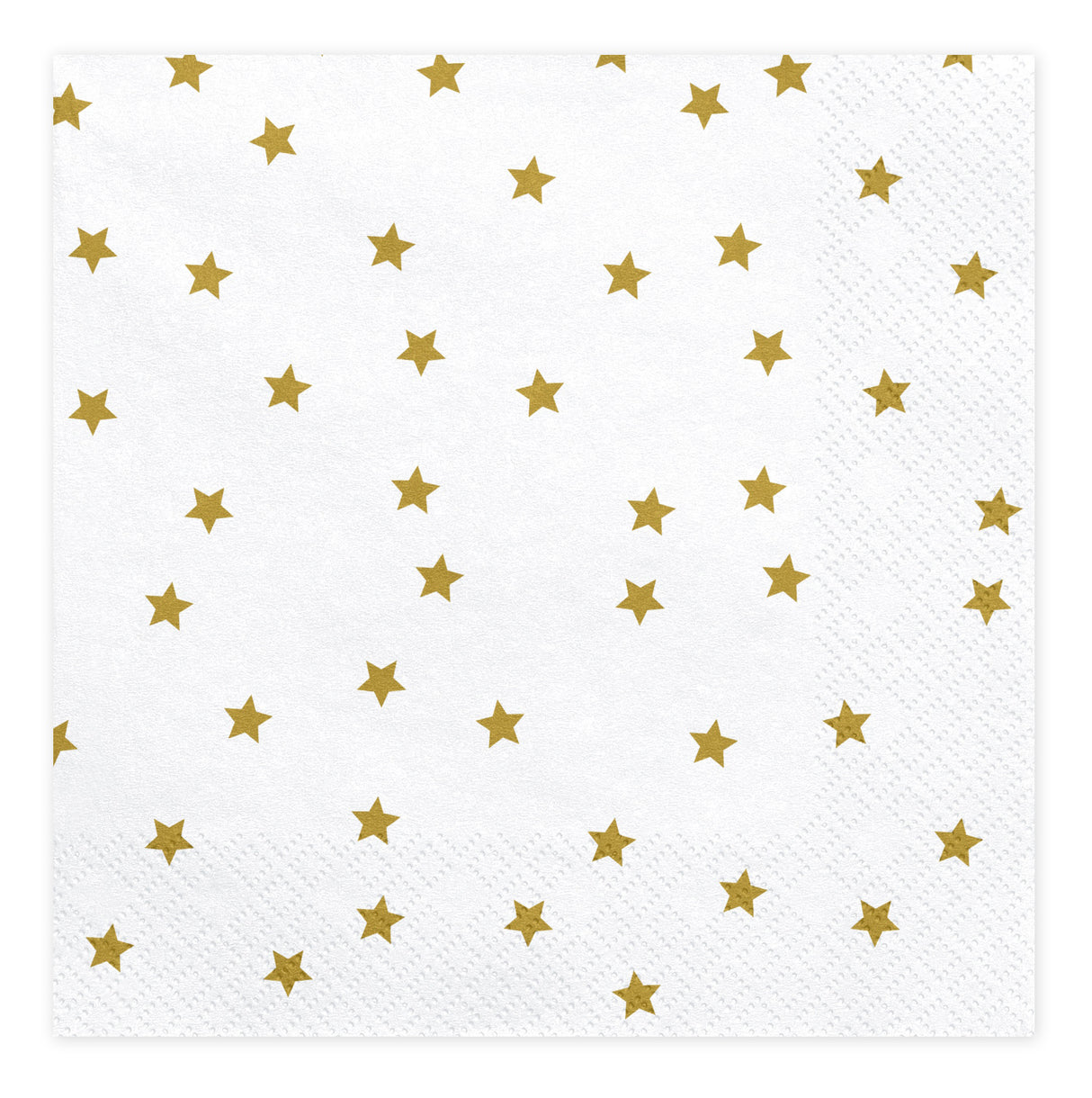 Lautasliina kultaiset tähdet 33 x 33 cm 20 kpl/pkt