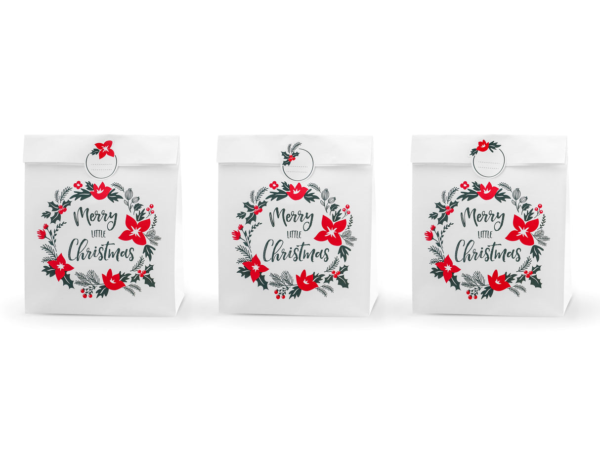 Lahjapussi Merry Little Christmas 3 kpl/pkt