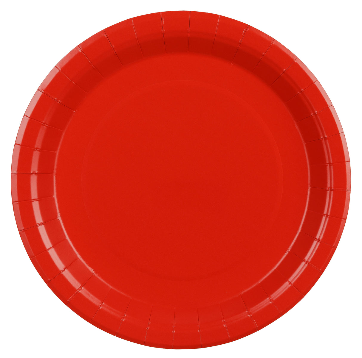 Pahvilautanen punainen, 23 cm 6 kpl/pkt