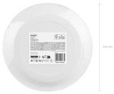 Pahvilautanen punainen, 23 cm 6 kpl/pkt