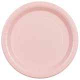 Pahvilautanen vaaleanpunainen, 23 cm 6 kpl/pkt