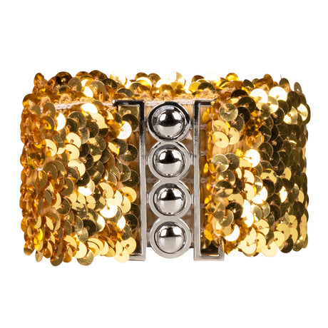 Paljettivyö kullanvärinen 60 cm