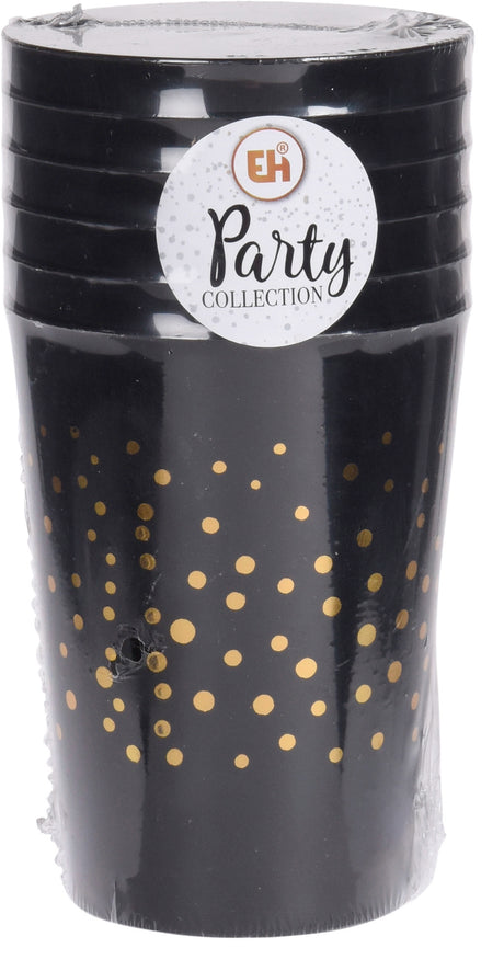 Party muovimuki musta 4 kpl/pkt lajiltelmatuote 2 erilaista