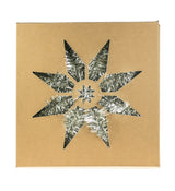 Joulukuusentähti eko hopeanvärinen 24 cm