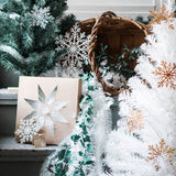 Joulukuusentähti eko hopeanvärinen 24 cm