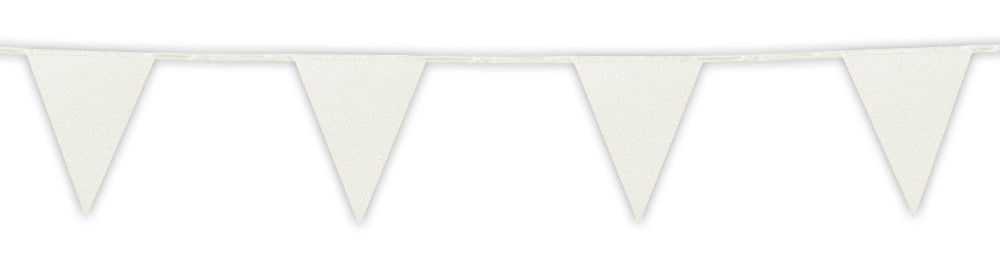 Viirinauha kimaltava valkoinen 16x20 cm - 6 m