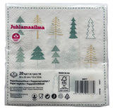 Joulukuuset lautasliina 33 x 33 cm 20 kpl/pkt