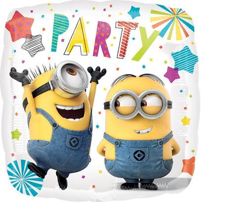 Minion kätyrit juhlii foliopallo