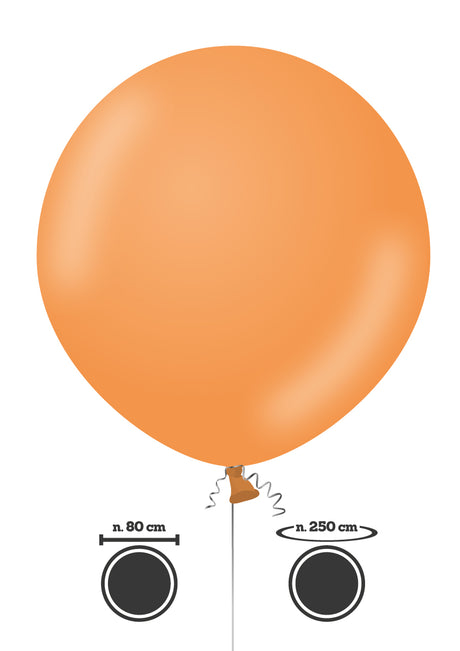 80 cm oranssi jättikumipallo