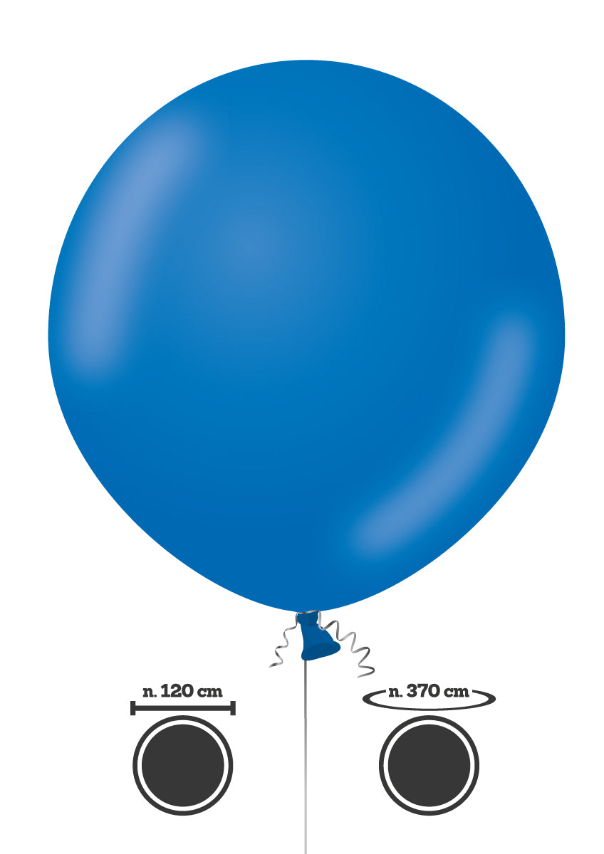 120 cm tummansininen jättikumipallo