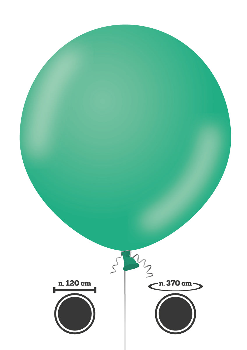 120 cm tummanvihreä jättikumipallo