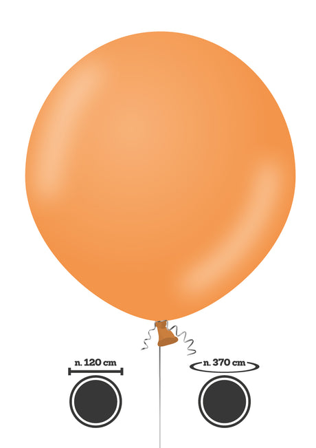 120 cm oranssi jättikumipallo
