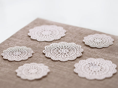 Rosette koristeet 10 kpl/pss