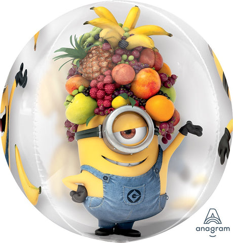 Minion kätyrit pallokas 3D muotofoliopallo