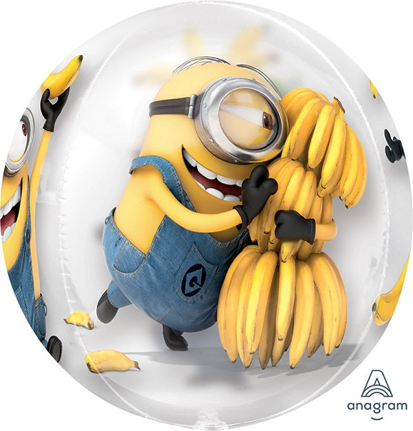 Minion kätyrit pallokas 3D muotofoliopallo