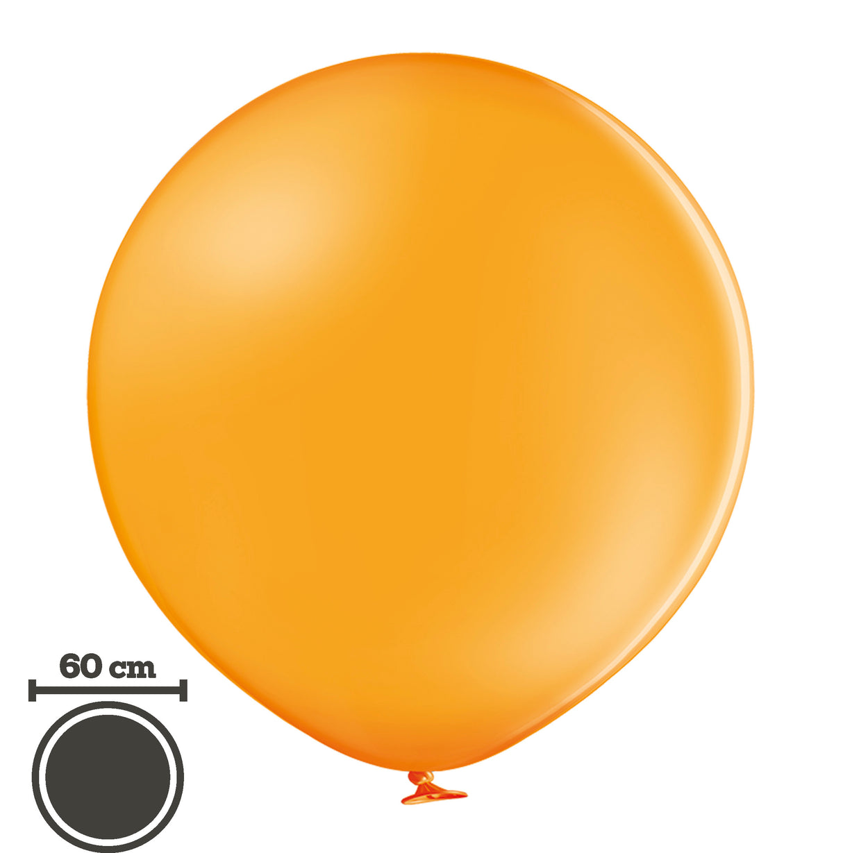 Jätti-ilmapallo 60 cm oranssi