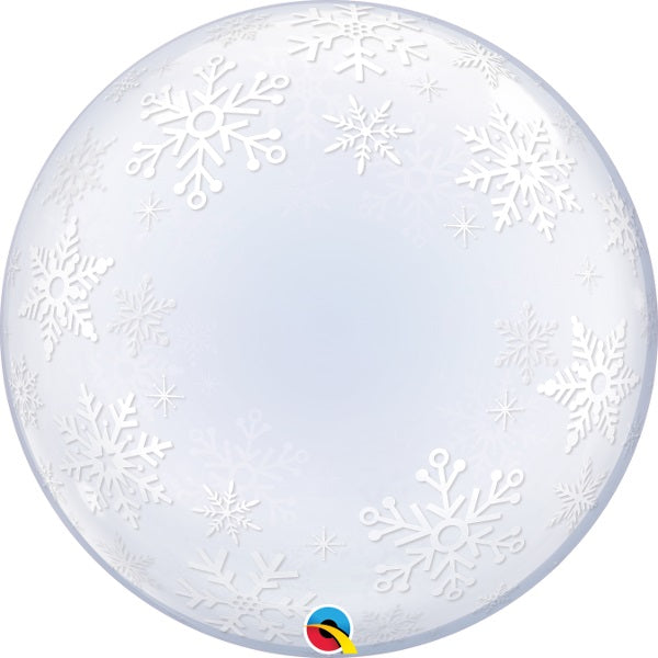 Lumihiutaleet deco kuplailmapallo