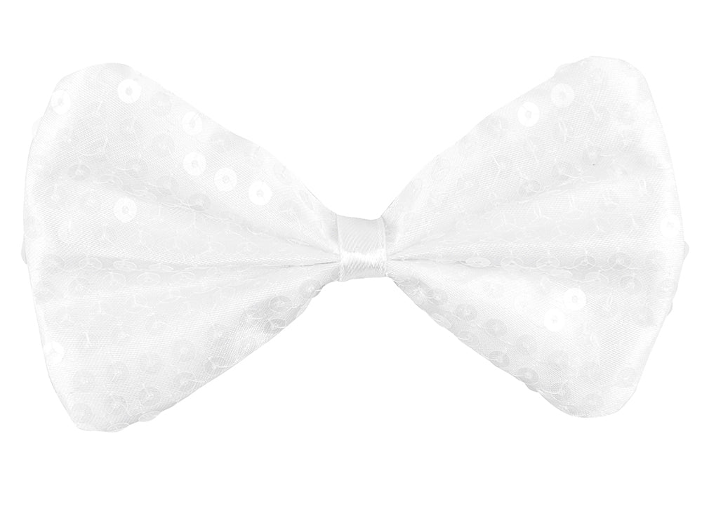 Rusetti, valkoinen paljeteilla