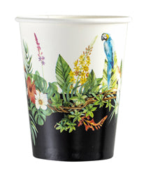 Tropiikki pahvimuki 250 ml 8 kpl/pkt