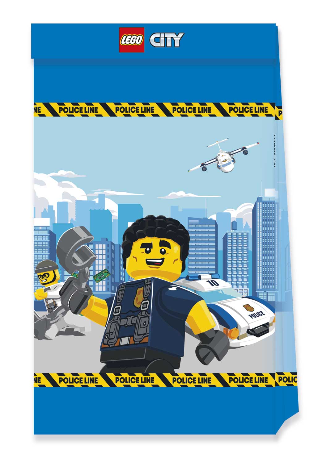 Lego city kaverilahjapussi paperinen 4 kpl/pkt