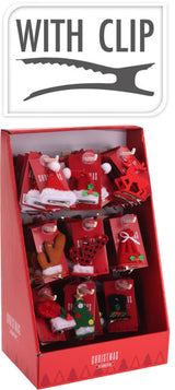 Hiusklipsi jouluaiheet 1 kpl (9 erilaista vaihtoehtoa)