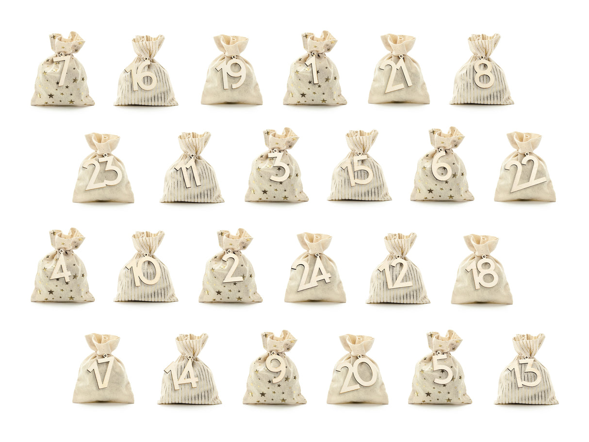 Joulukalenteri pussukat