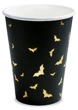 Trick or treat lepakot pahvimuki 6 kpl/pkt