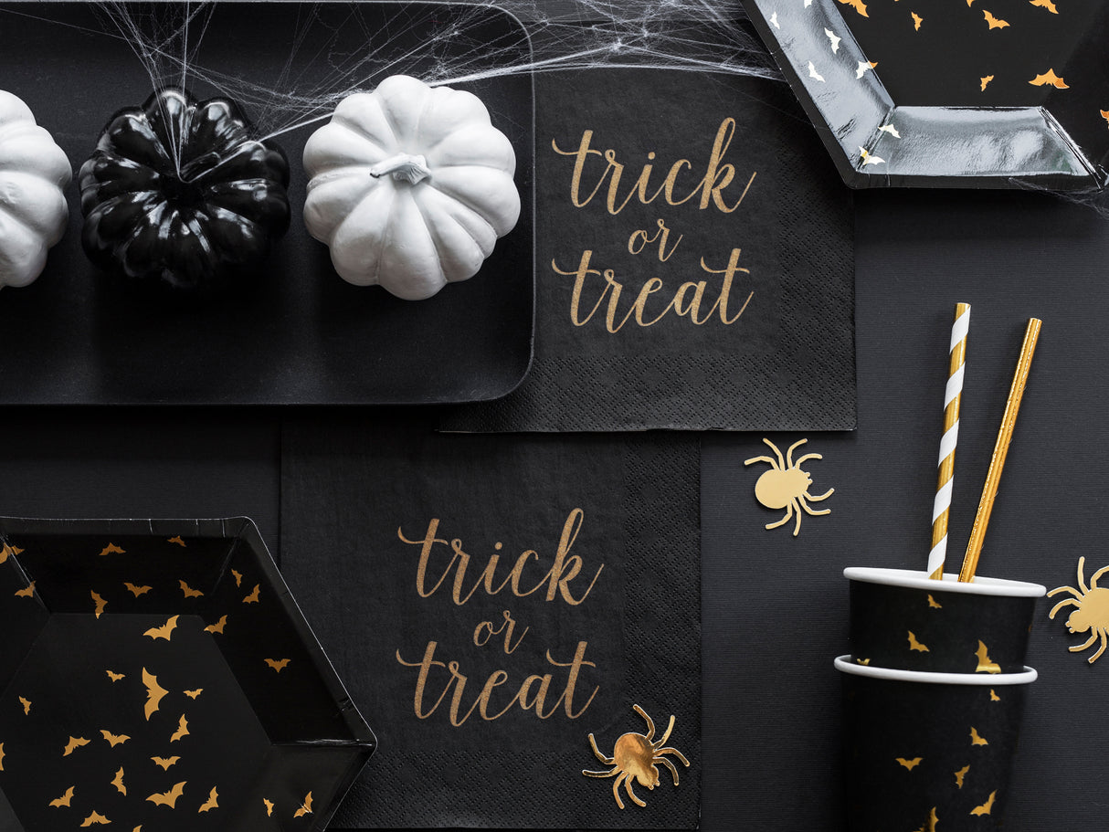 Trick or treat lepakot pahvimuki 6 kpl/pkt