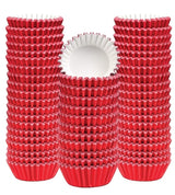 Mini-vuoka alumiini punainen, 50 kpl/pkt