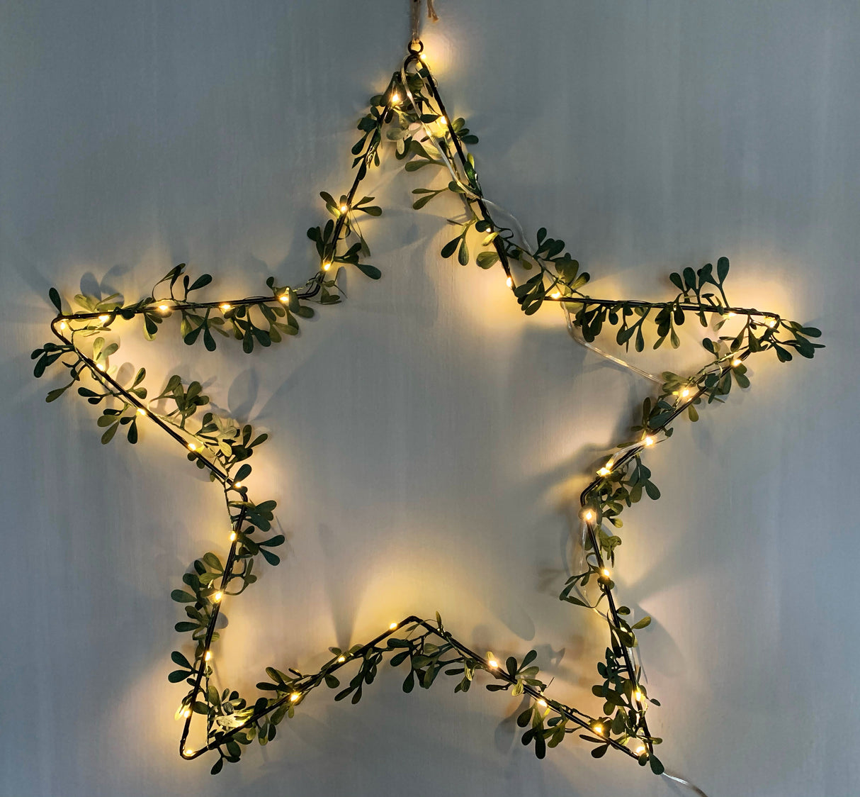 Koristetähti led-valoilla musta 40 cm
